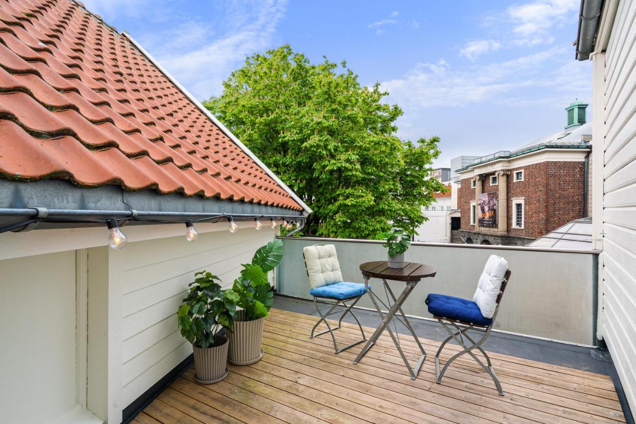 Charming Rooftop Apartment In Heart Of 스타방에르 외부 사진